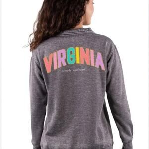 SIMPLY SOUTHERN VIRGINIA PULLOVER LONG SLEEVE JACKET
